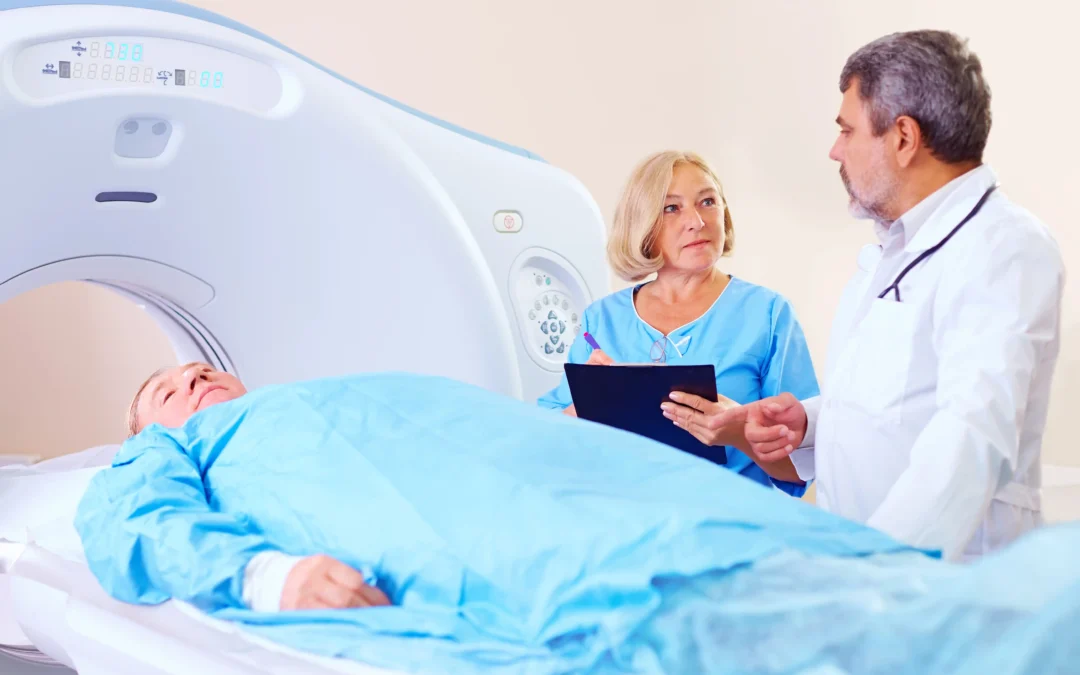 radiotherapie en cours pour soigner le cancer de la prostate